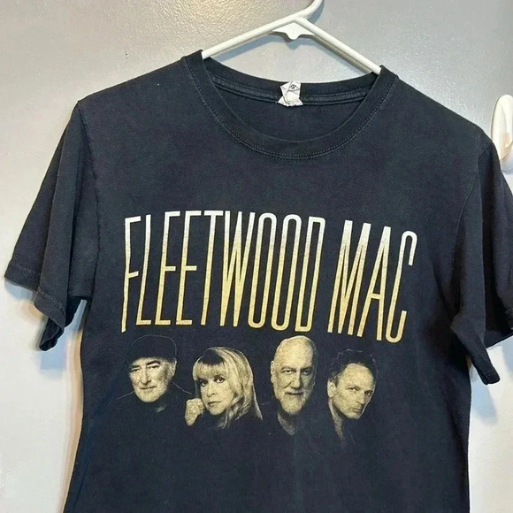2013 fleetwood mac merch concert tour tshirt size small black short sleeve - Picture 3 of 5